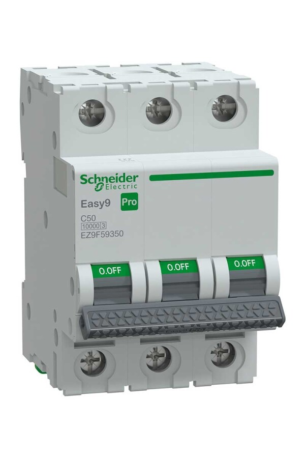 SCHNEIDER EZ9F59350 EASY 9 PRO 3P 50A 10Ka C TİPİ OTOMATİK SİGORTA