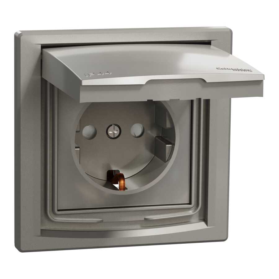 [EPH3100369] Schneider Electric EPH3100369 EPH3100369 IP44 KAPAKLI TOPRAKLI PRİZ BRONZ