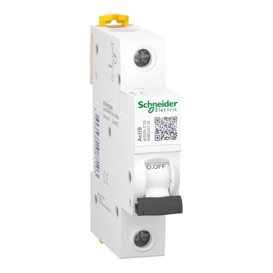 SCHNEIDER A9K24116 1P 16A C TİPİ 6kA OTOMATİK SİGORTA