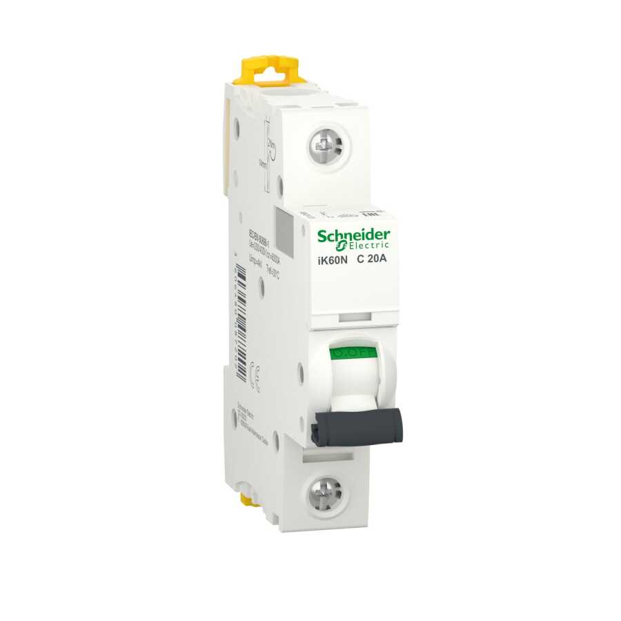[A9K24120] SCHNEIDER A9K24120 1P 20A C TİPİ 6kA OTOMATİK SİGORTA