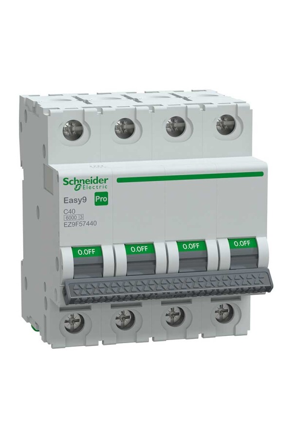 SCHNEIDER EZ9F57440 EASY 9 PRO 4P 40A 6kA C TİPİ OTOMATİK SİGORTA