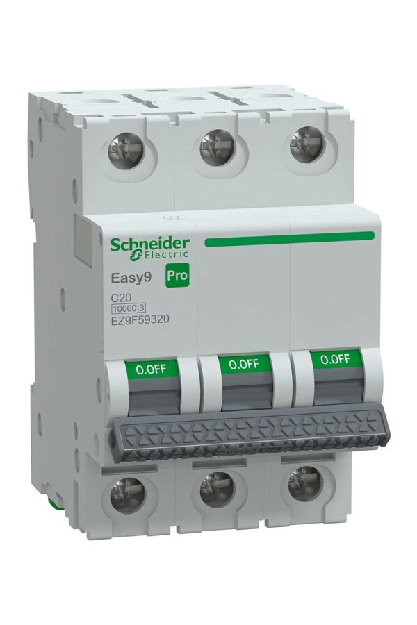 [EZ9F59320] SCHNEIDER EZ9F59320 EASY 9 PRO 3P 20A 10Ka C TİPİ OTOMATİK SİGORTA