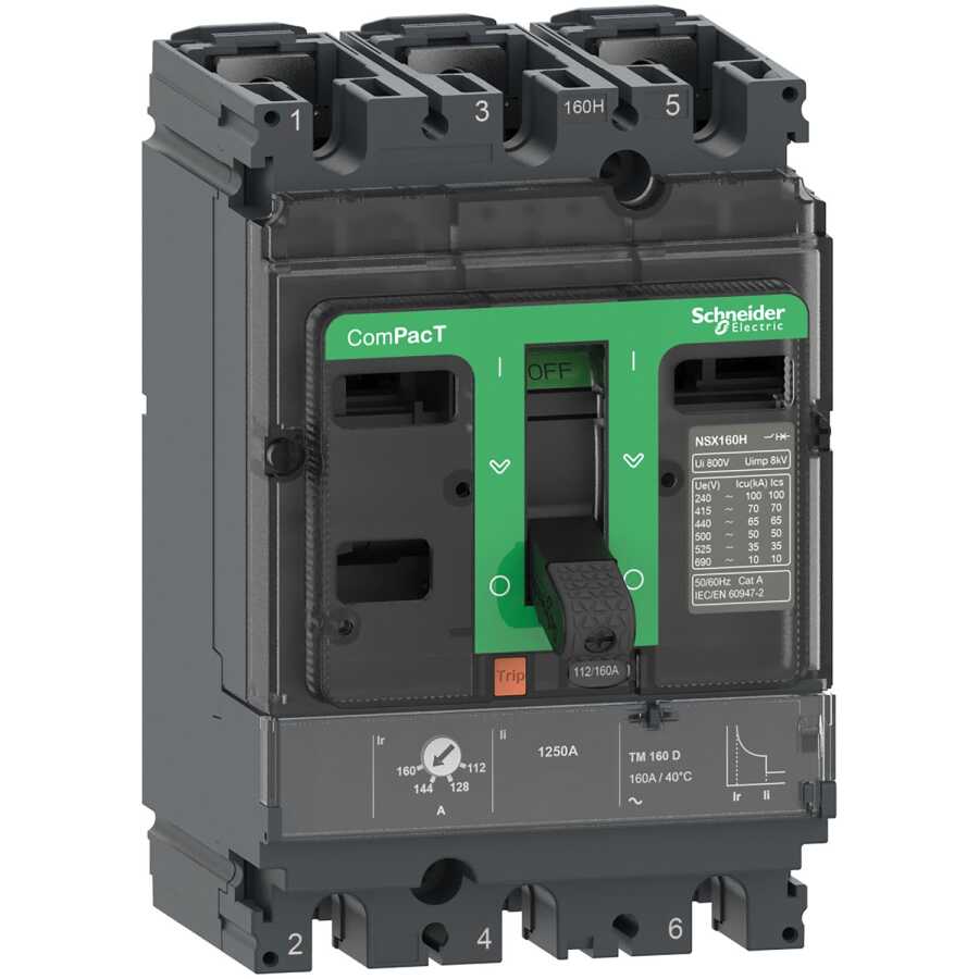 SCHNEIDER C10F3TM040 NSX100F 36kA 3P/3D 40A TMD COMPACT ŞALTER