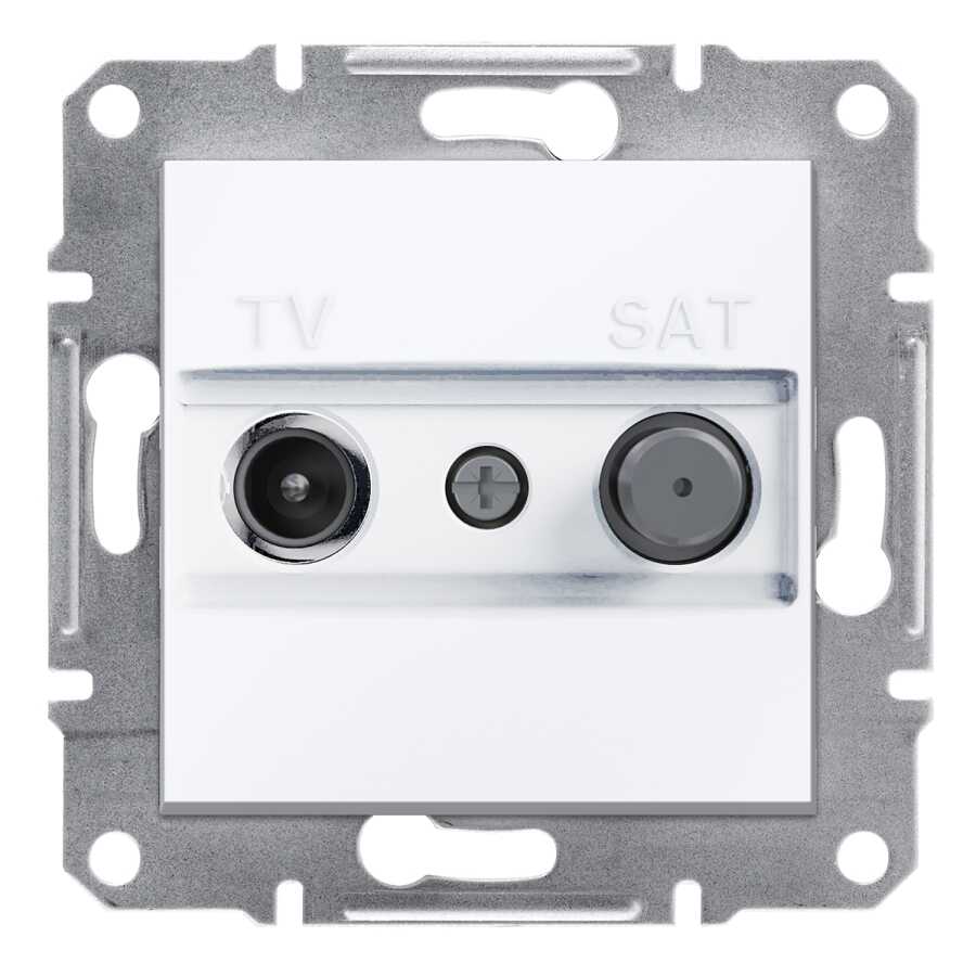 [EPH3470321] Schneider Electric EPH3470321 EPH3470321 TV-SAT PRİZİ GEÇİŞ 2Lİ BEYAZ ÇERÇEVESİZ
