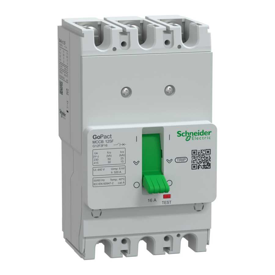 SCHNEIDER G12F3F16 G12F3F16 16A 30kA 3P SABİT TER.MAN.ŞALTER
