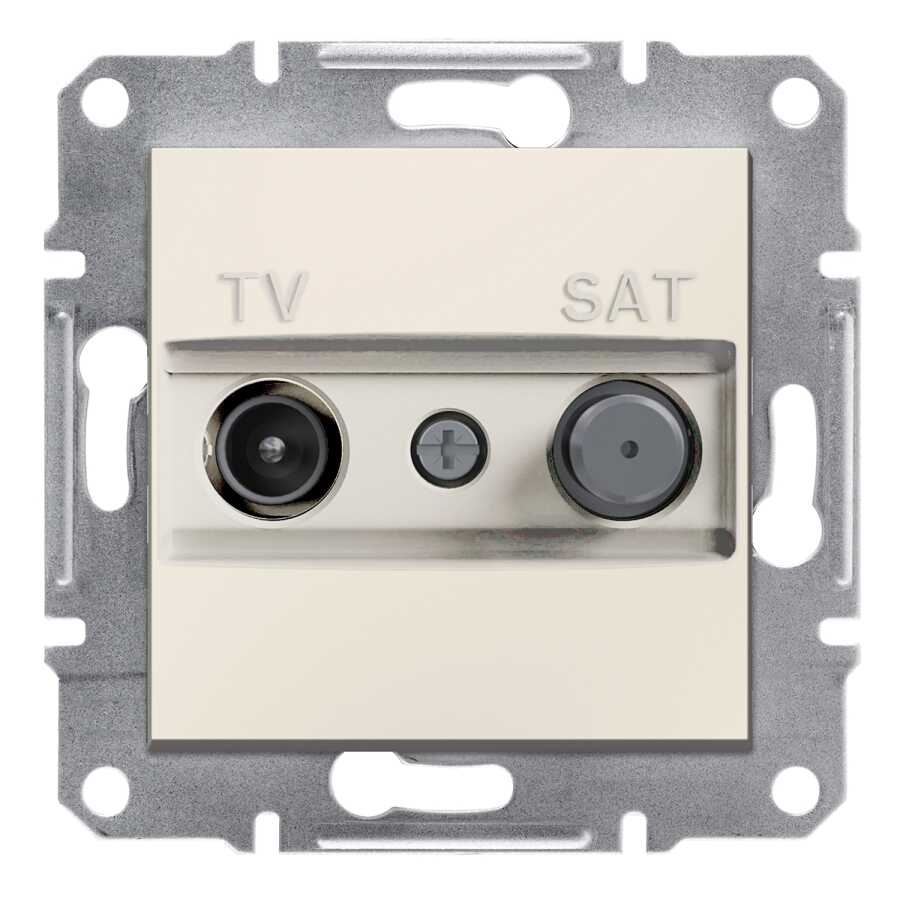 [EPH3470323] Schneider Electric EPH3470323 EPH3470323 TV-SAT PRİZİ GEÇİŞ 2Lİ KREM ÇERÇEVESİZ