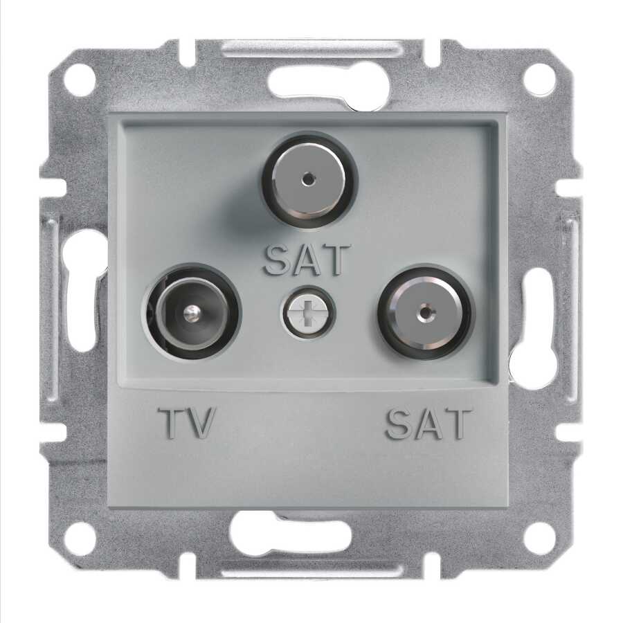 Schneider Electric EPH3600161 EPH3600161 TV-SAT -SAT PRİZİ ÜÇLÜ ALÜMİNYUM
