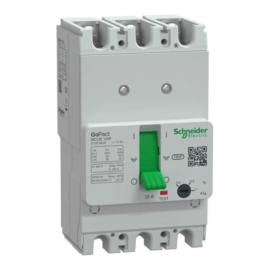 Schneider Electric G12F3A25 GOPACT MCCB 125F 30KA 3P3D 25A AYAR SAHALI