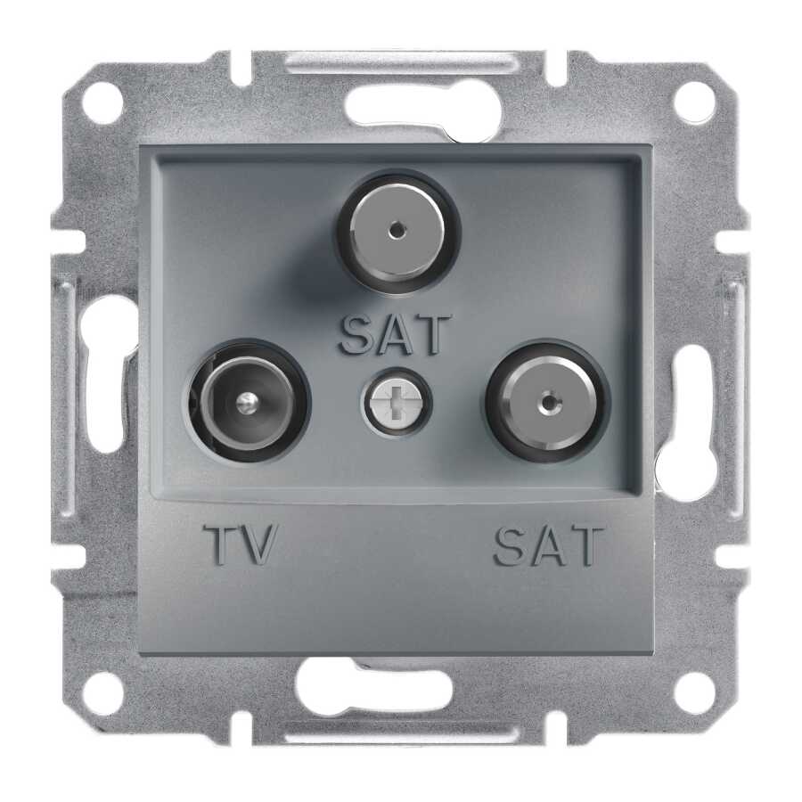 [EPH3600162] Schneider Electric EPH3600162 EPH3600162 TV-SAT PRİZİ SONLU ÜÇLÜ ÇELİK