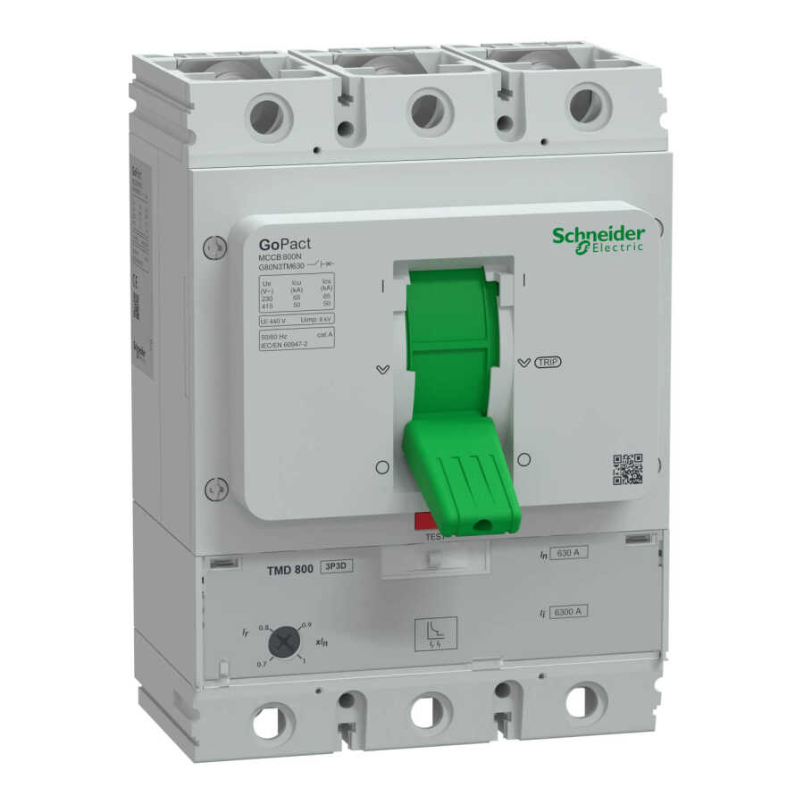 Schneider Electric G80N3TM630 GOPACT MCCB 800N 50KA 3P3D 630A AYAR SAHALI