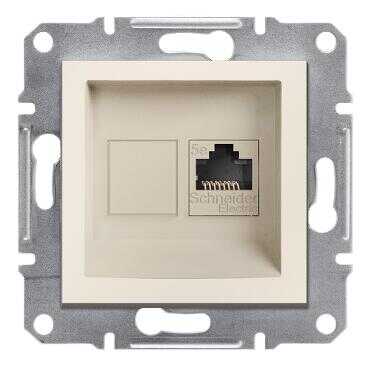 [EPH4370123] Schneider Electric EPH4370123 EPH4370123 1*RJ45 CAT5E UTP PRİZ KREM ÇERÇEVESİZ