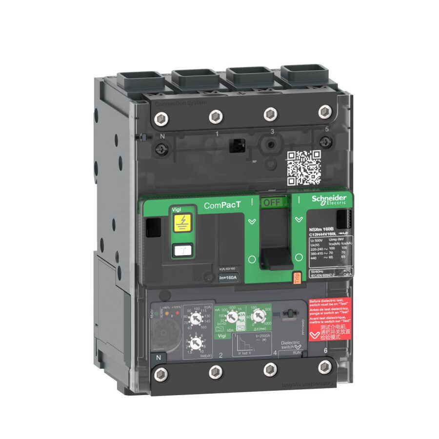 SCHNEIDER C12F44V160L NSXm160F 36kA 4P 160A 4,1 ELINK COMPACT ŞALTER