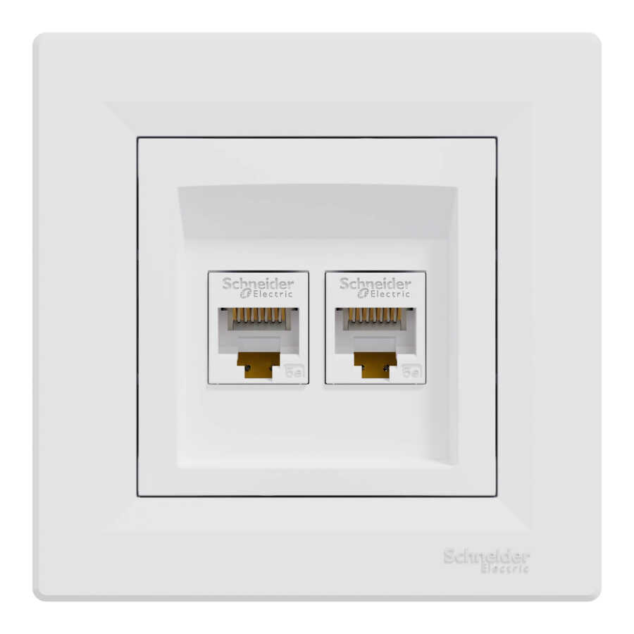 Schneider Electric EPH4400121 EPH4400121 2*RJ45CAT5e-UTP BEYAZ
