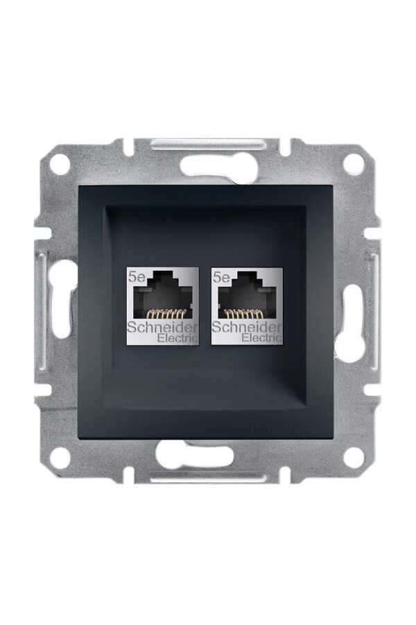 [EPH4400171] Schneider Electric EPH4400171 EPH4400171 2*RJ45 CAT5e-UTP ANTRASİT