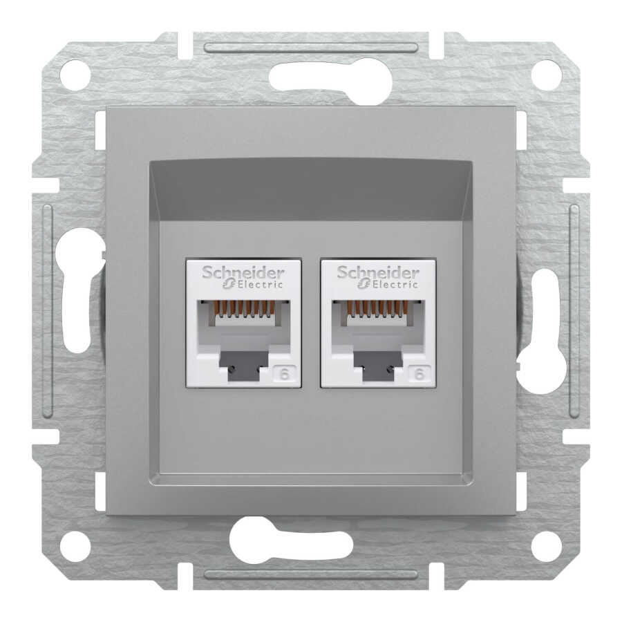 Schneider Electric EPH4800161 EPH4800161 2*RJ45 CAT6-UTP ALÜMİNYUM