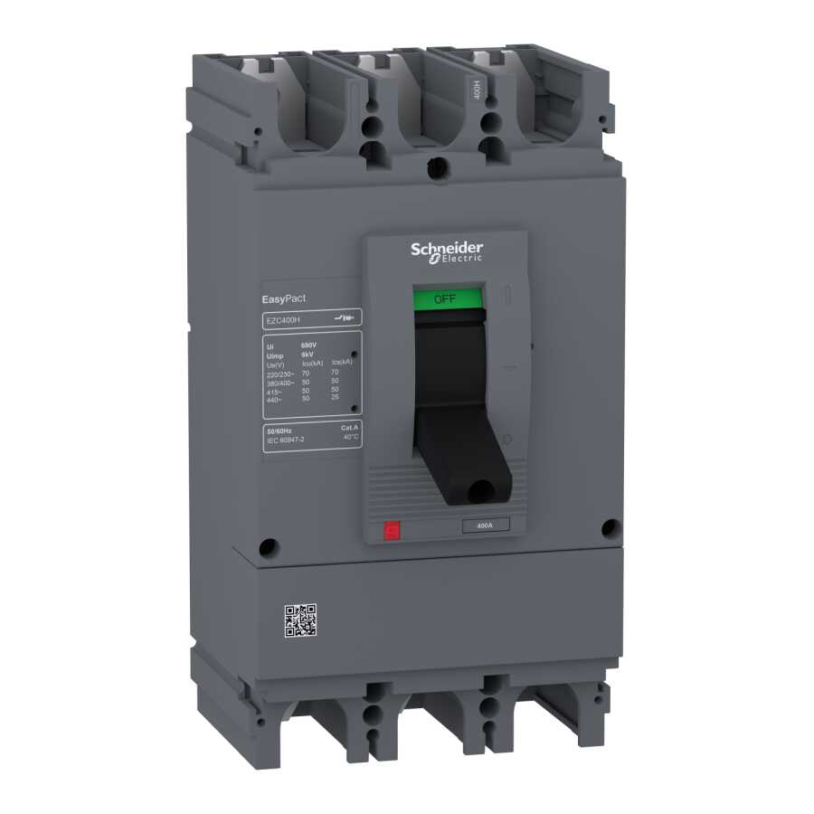 SCHNEIDER EZC400H3400N EZC400H3400N 50kA 3*400 A SABİT TER.MAN.ŞALTER