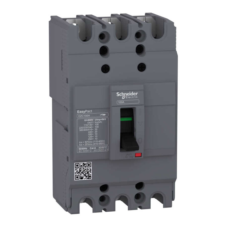 SCHNEIDER EZC100H3100 EZC100H3100 30kA 3*100 A SABİT TER.MAN.ŞALTER