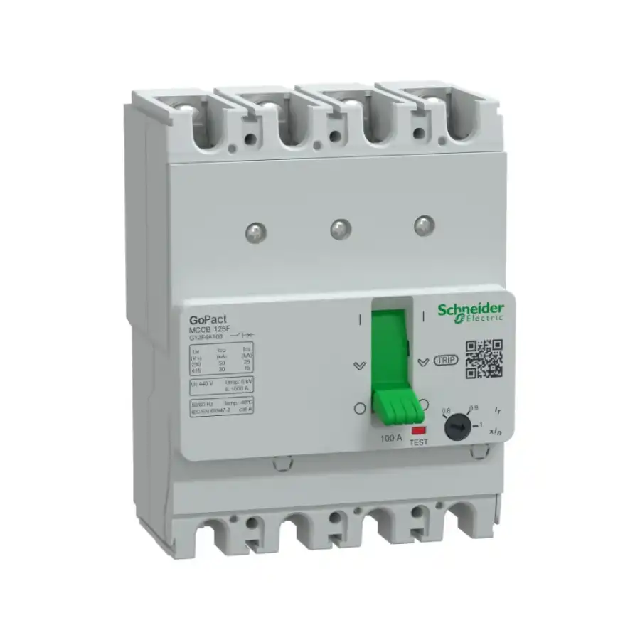 SCHNEIDER G12F4A100 80-100A 30kA 4 KUTUPLU AYARLI TER.MAN.ŞALTER