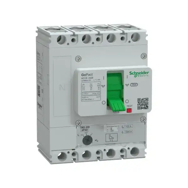 SCHNEIDER G20B4A125 88-125A 25kA 4 KUTUPLU AYARLI TER.MAN.ŞALTER