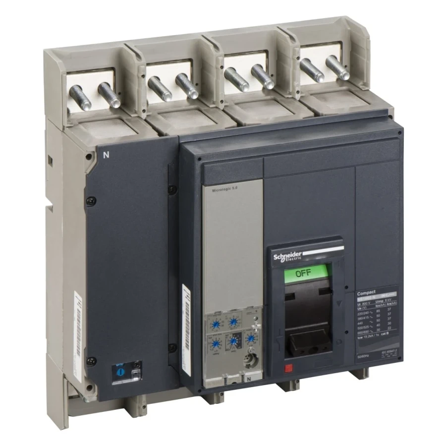 SCHNEIDER 33480S5 1250A 50 kA 4 KUTUP MİC 5.0 TER.MAN.KOR. ŞALTER