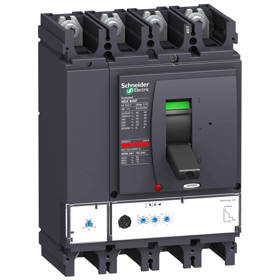 [LV432696] SCHNEIDER LV432696 160-400A 70kA 4P MİCROLOGİC 2.3 KORUMALI ŞALTER