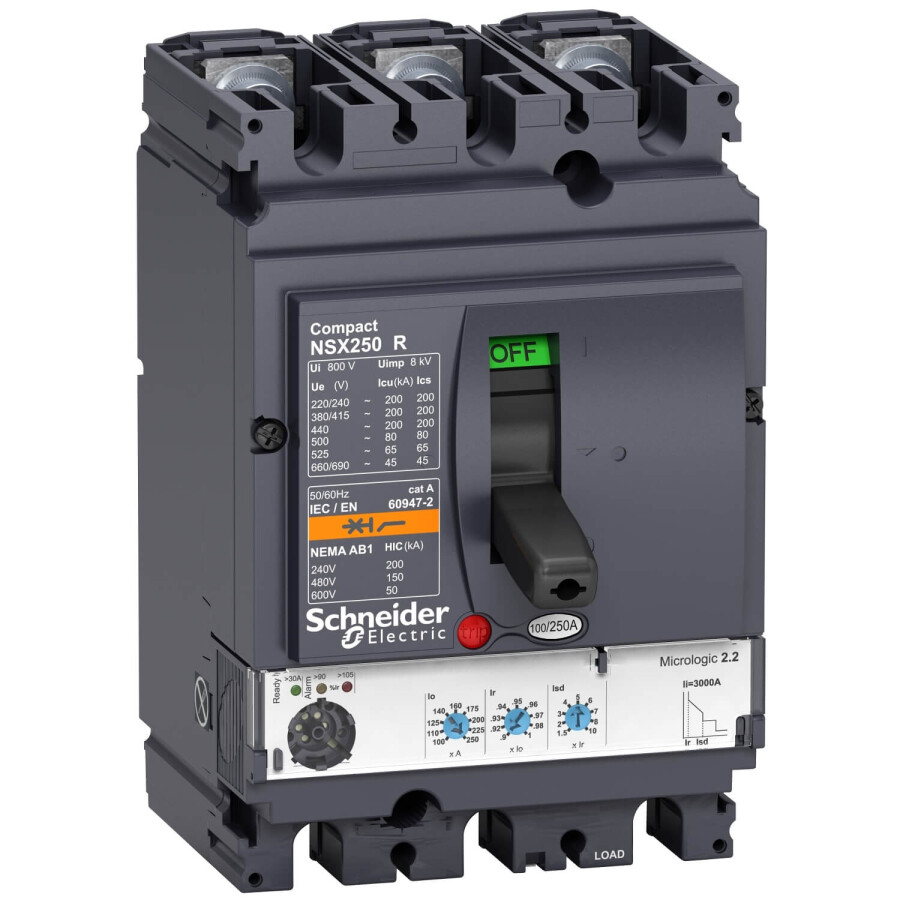 [LV433512] SCHNEIDER LV433512 160A 200kA 3P MİCROLOGİC 2.2 KORUMALI ŞALTER