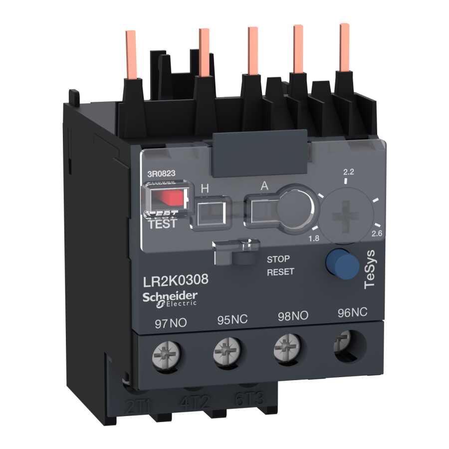 [LR2K0308] Schneider Electric LR2K0308 LR2K0308 1.8 -2.6 A TERMİK RÖLE