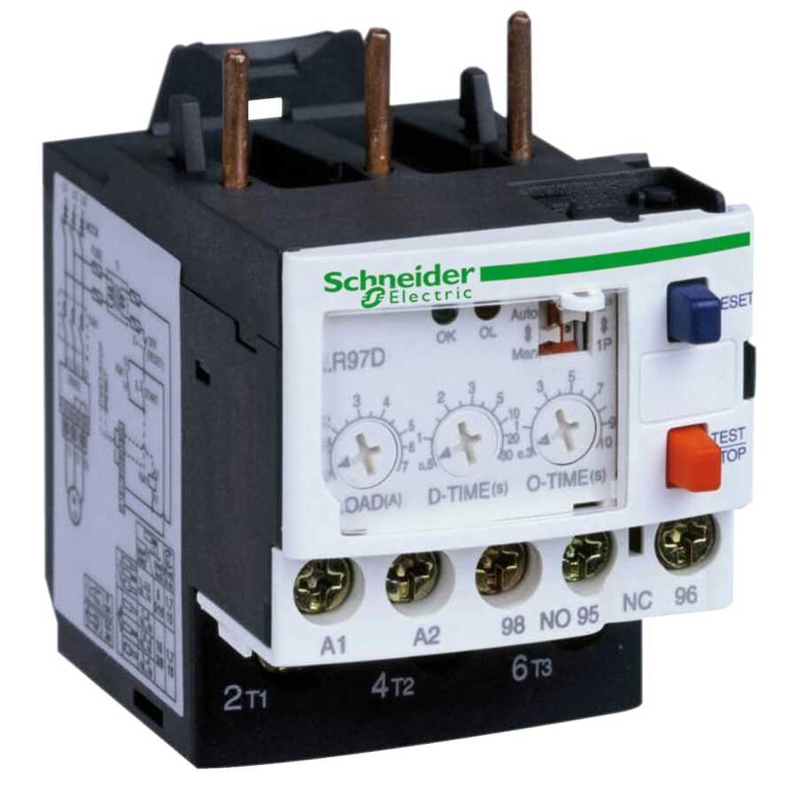 [LR97D07F7] SCHNEIDER LR97D07F7 1.2 - 7 A 120 VAC AŞIRI AKIM TERMİK RÖLE