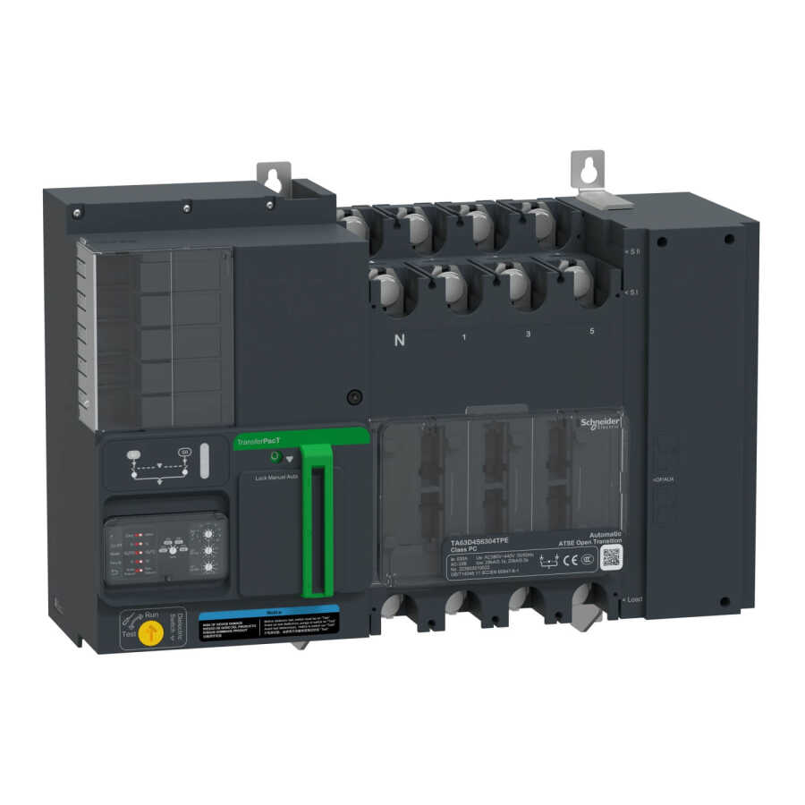 [TA63D4S3204TPE] SCHNEIDER TA63D4S3204TPE TA63 320 4 KUTUPLU 400V STANDART TRANSFER ŞALTERİ