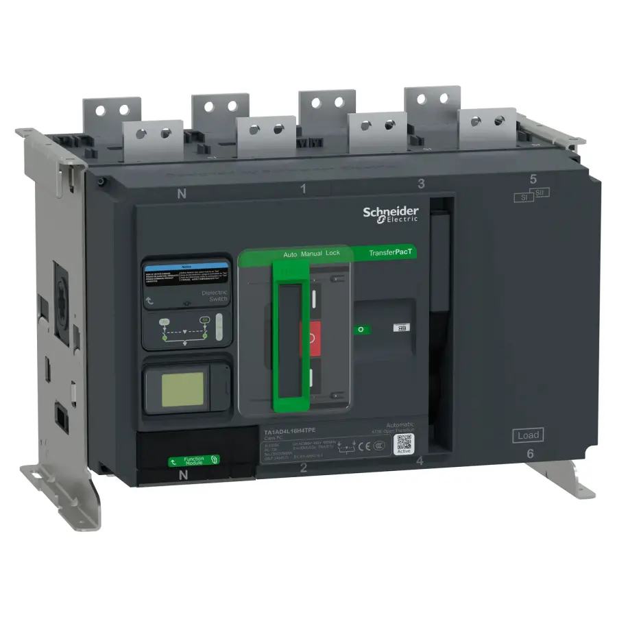[TA1AD4L10H4TPE] SCHNEIDER TA1AD4L10H4TPE TA1A 1000A 4P LCD 400V TRANSFER ŞALTERİ