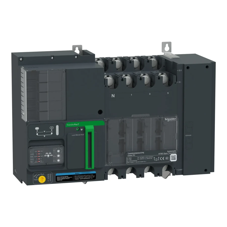 [TA80D4S8004TPE] SCHNEIDER TA80D4S8004TPE TA80 800A 4P Rotary 400V TRANSFER ŞALTERİ