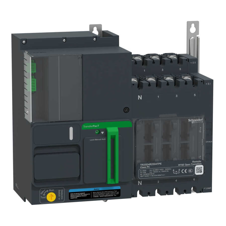 [TR25D3R2504TPE] SCHNEIDER TR25D3R2504TPE TA25 250 3 KUTUPLU 400V REMOTE TRANSFER ŞALTERİ