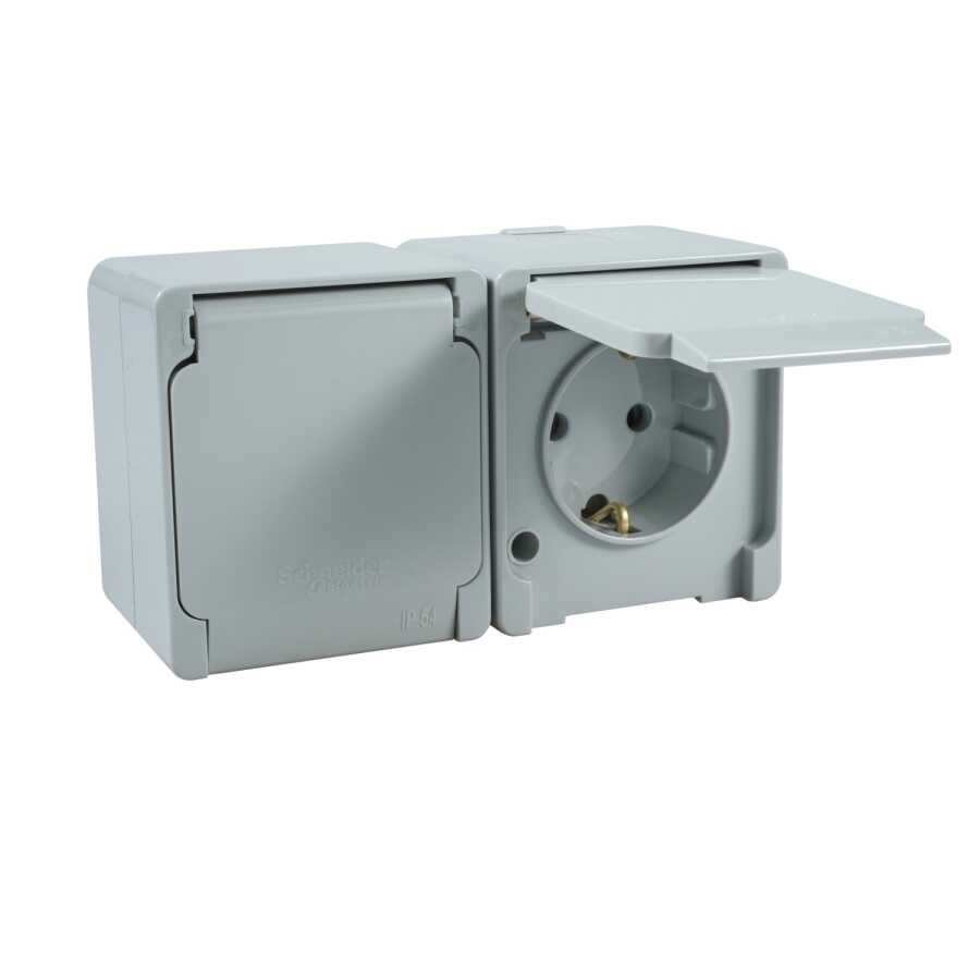 [NML7500133] Schneider Electric NML7500133 NEMLİ YER 2*TOP.PRİZ+2*TOP.PRİZ