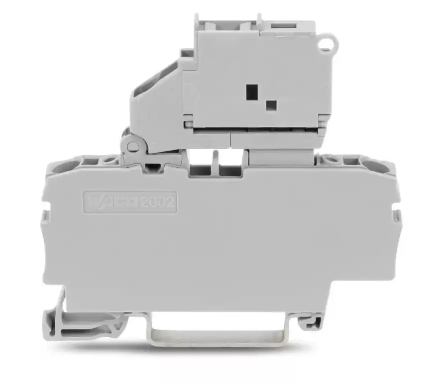 WAGO 2002-1611 2,5-4 MM GRİ 2 İLETKENLİ 5X20 A SİGORTALI GEÇİŞ KL