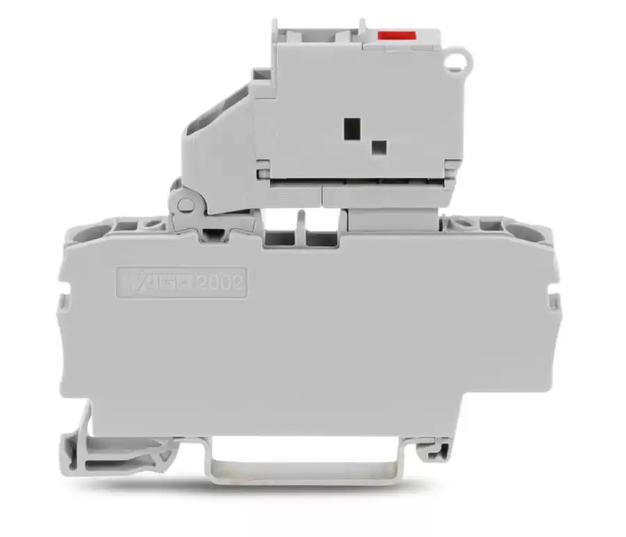 WAGO 2002-1611/1000-541 2.5-4 MM GRİ 12-30V LEDLİ SİGORTALI KLEMENS