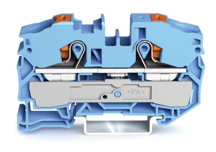 WAGO 2216-1204 16 MM MAVİ (EX) 2 İLETKENLİ PUSH BUTON KLEMENS