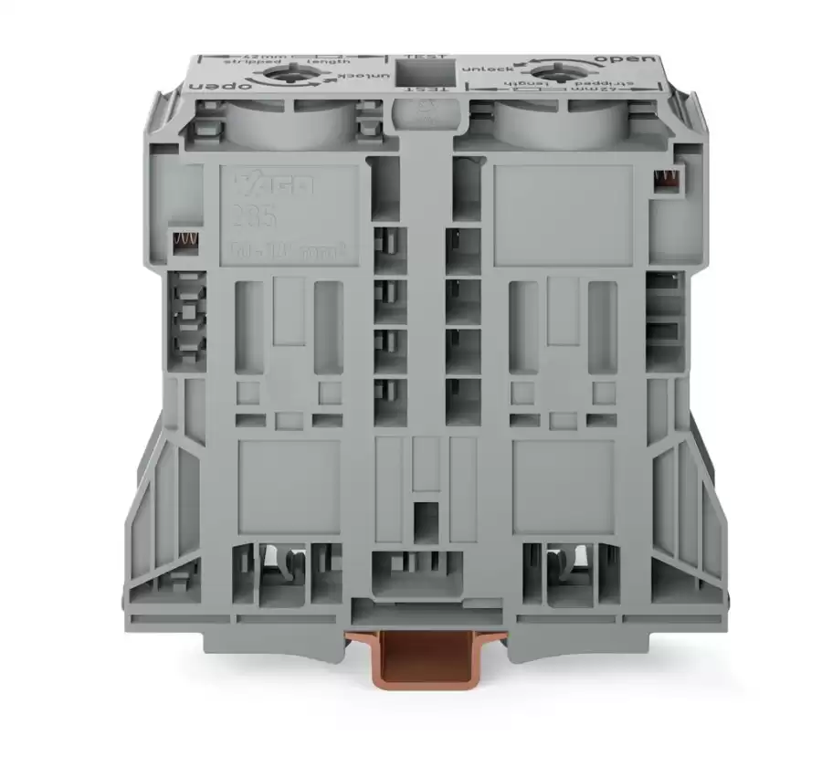 [285-1185] WAGO 285-1185 185 MM GRİ YÜKSEK AKIM VİDALI GEÇİŞ KLEMENSİ