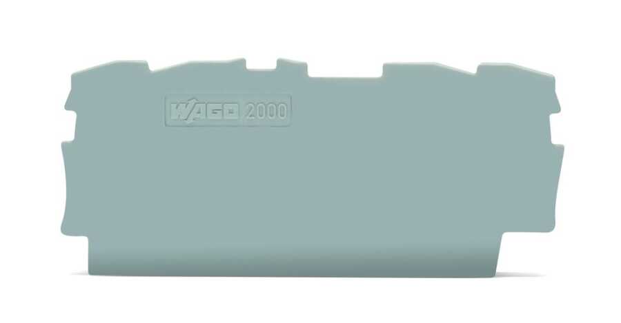 [2000-1491] WAGO 2000-1491 SONLANDIRMA KAPAĞI 0,7 MM 4 İLETKENLİ İÇİN GRİ