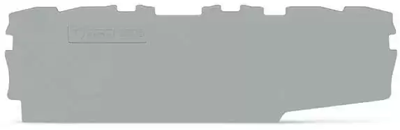 [2000-2195] WAGO 2000-2195 1 MM SONLANDIRMA KAPAĞI 0,7 MM ÇİFT POT.İÇİN GRİ