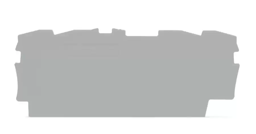 WAGO 2002-1491 2,5 MM SONLANDIRMA KAPAĞI 0,8 MM ÇİFT POT. GRİ