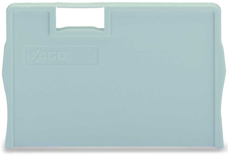 WAGO 2004-1293 4 MM AYIRICI PLAKA GRİ 2 MM KALINLIĞINDA
