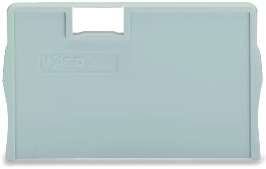 [2006-1293] WAGO 2006-1293 6 MM AYIRICI PLAKA GRİ 2 MM KALINLIĞI