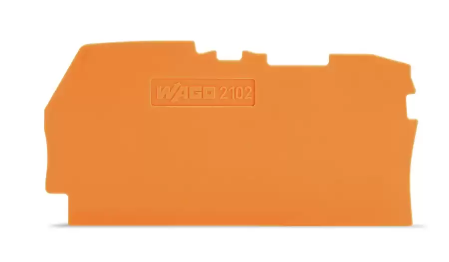 WAGO 2102-1292 2,5 MM KOLLU KLEMENS İÇİN SONLANDIRMA KAPAĞI TURNC