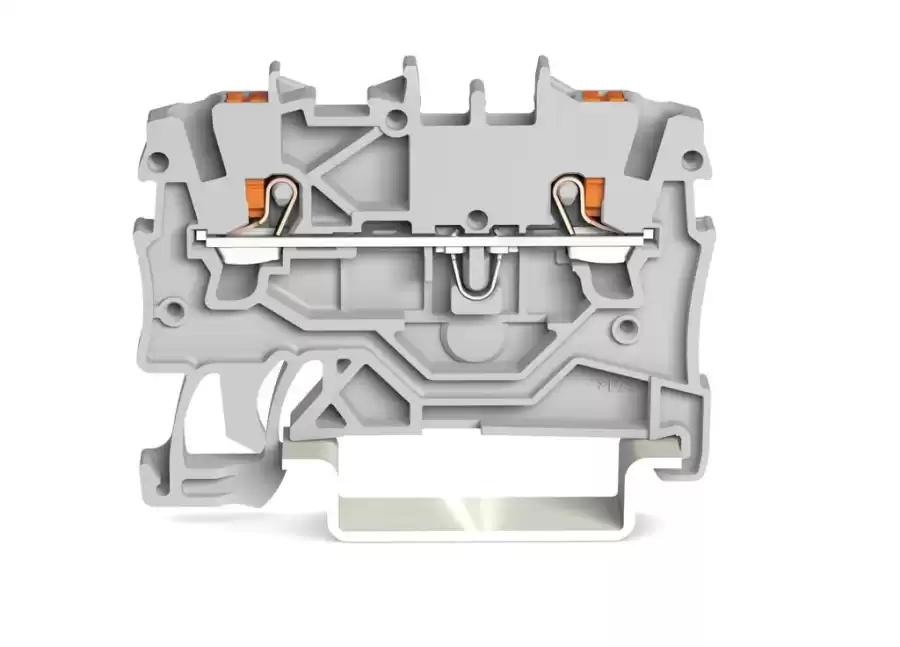 [2200-1201] WAGO 2200-1201 1 MM GRİ 2 İLETKENLİ PUSH BUTON GEÇİŞ KLEMENSİ