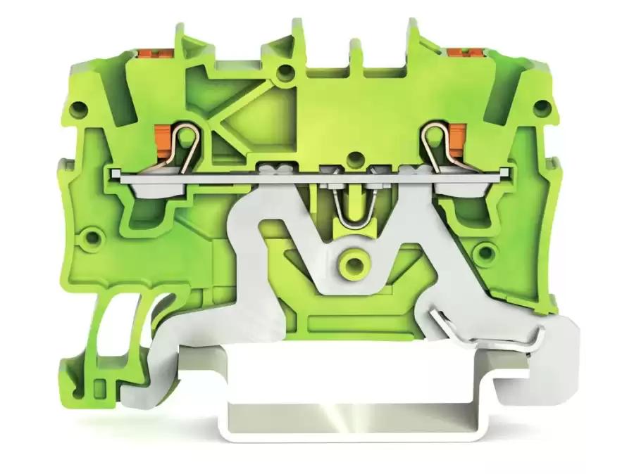 WAGO 2200-1207 1 MM SARI-YEŞİL 2 İLETKENLİ PUSH BUTON KLEMENS