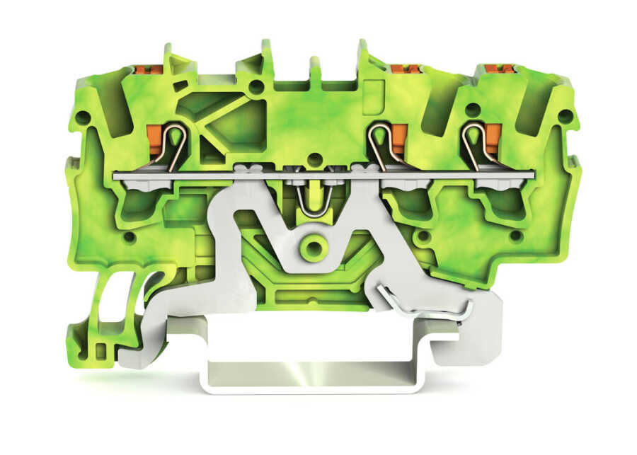 WAGO 2201-1307 1,5 MM SARI-YEŞİL 3 İLETKENLİ PUSH BUTEN KLEMENSİ