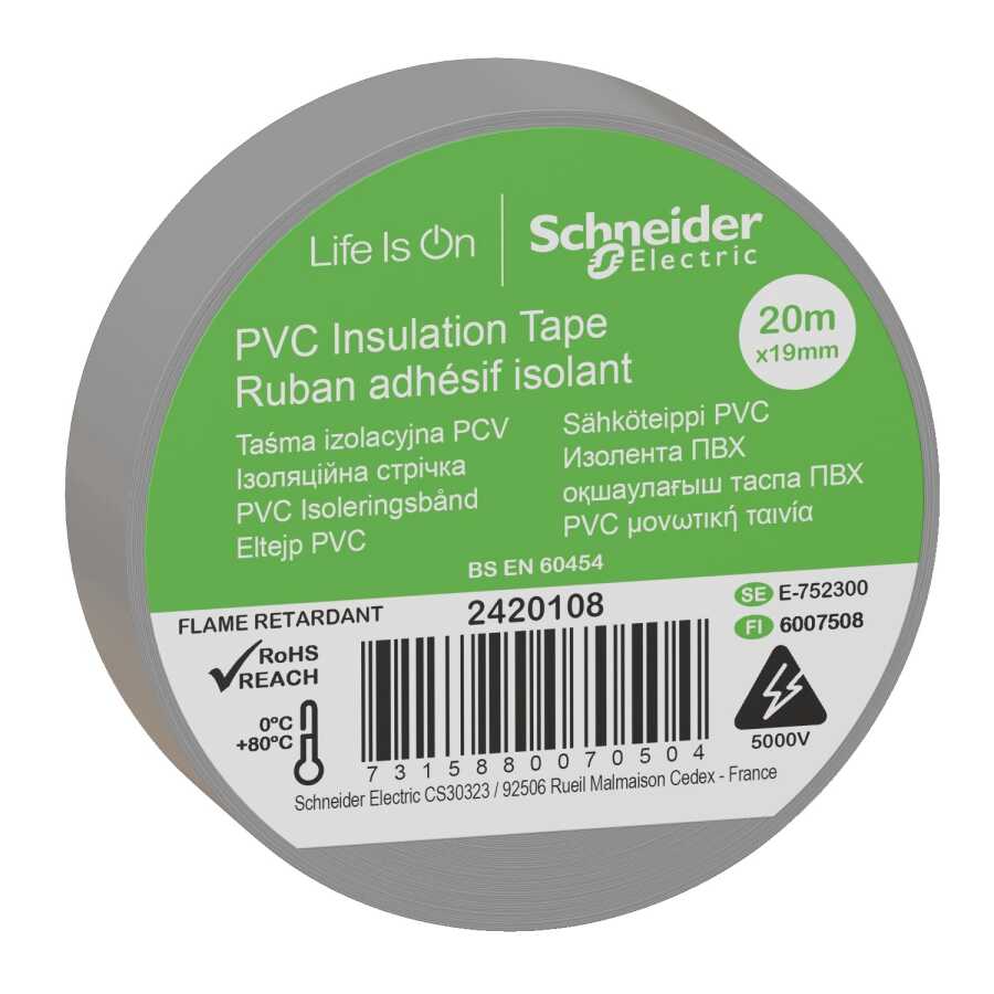 [2420108] Schneider Electric 2420108 19*20 İZOLEBANT GRİ (20 MT)