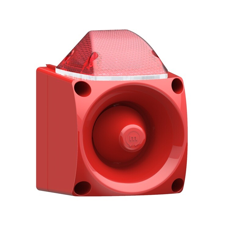 [T10569] Endüstriyel LED Işıklı Siren Kırmızı Gövde