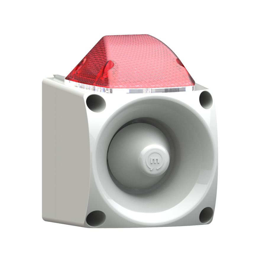[T10568] Endüstriyel LED Işıklı Siren Gri Gövde
