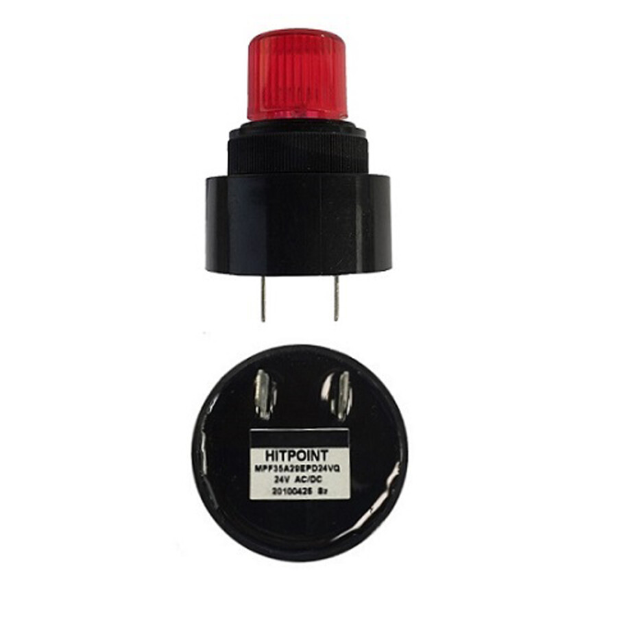 [T8690] Ø28 PANO MONTAJ LED BUZZER KESİK SES TERMİNAL MS 1217.24VACDC
